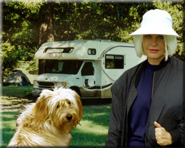 Photo: Barbara, Truman, RV